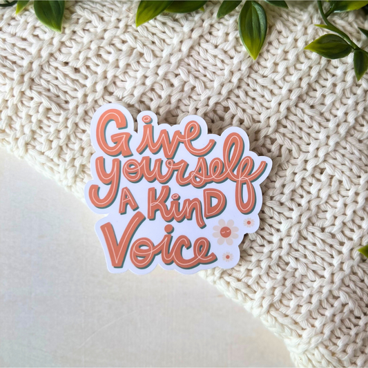 Give yourself a kind voice sticker