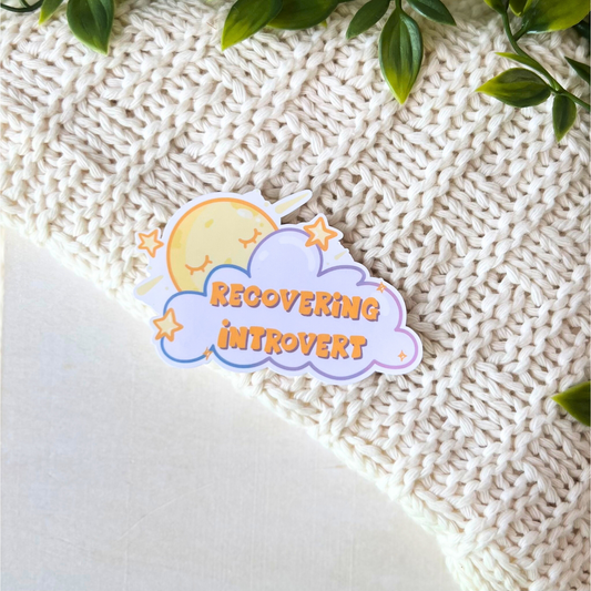 Recovering Introvert Sticker
